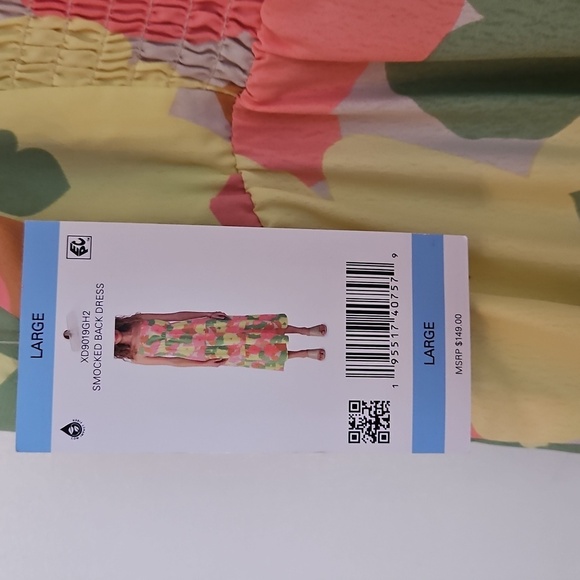 Social Standard by Sanctuary Maxi Tiered Floral Dress, Sz L, NWT, 149$ Retail - Picture 5 of 8